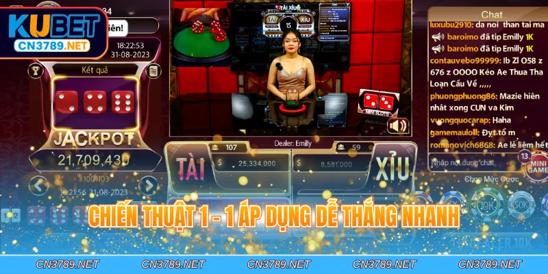 Chiến thuật 1 - 1 áp dụng dễ thắng nhanh