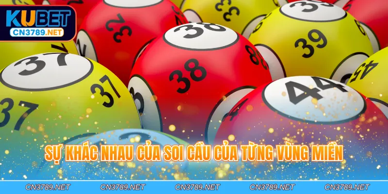 Sự khác nhau của soi cầu của từng vùng miền
