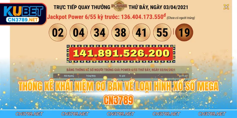 Thống kê khái niệm cơ bản về loại hình xổ số Mega CN3789